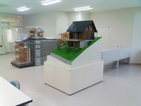 千葉工業大学内に展示されている１０分の１の模型。２００７年から製図基礎科目の教材とされているそうです。